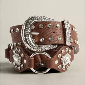 🆕️🤠TORRID BROWN RHINESTONE WESTERN BELT - PLUS SIZE🤠